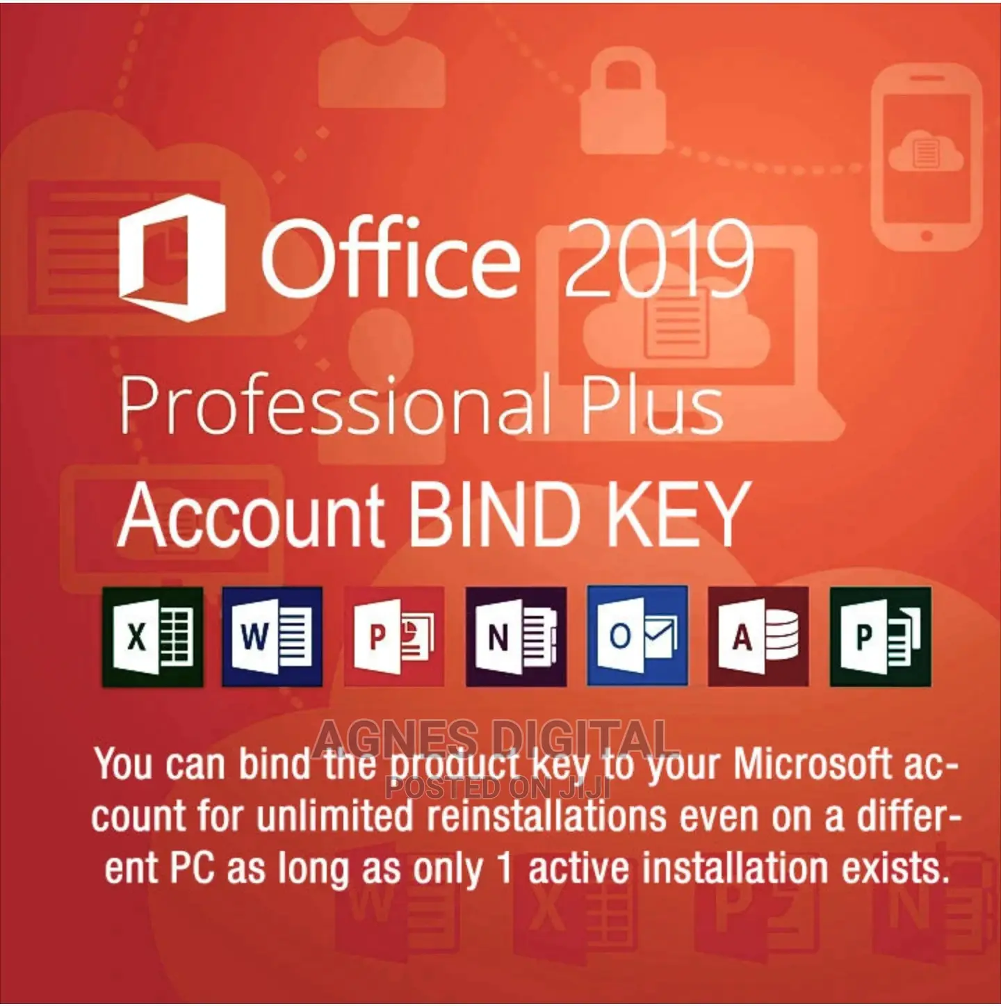 Microsoft Office Pro Plus 2019 Key Bind Retail (Lifetime)