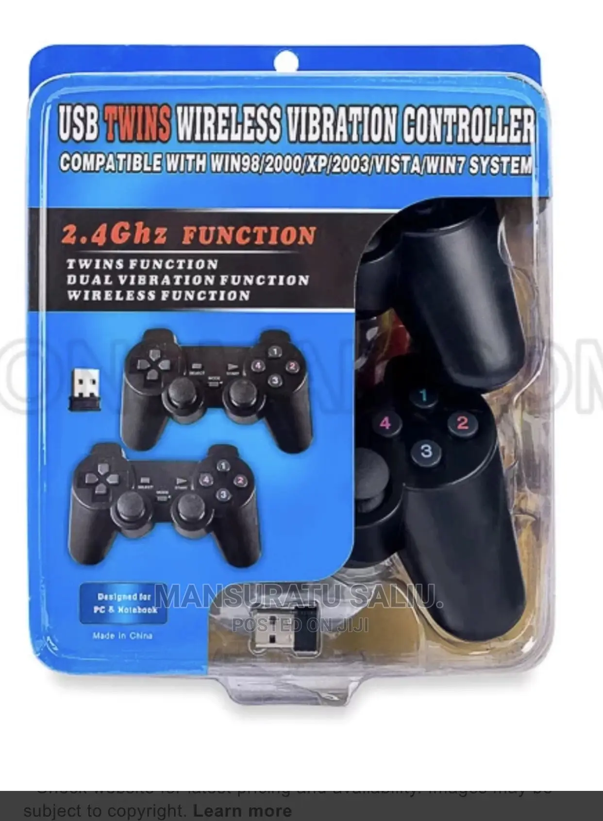 Twins Wireless Game Controller