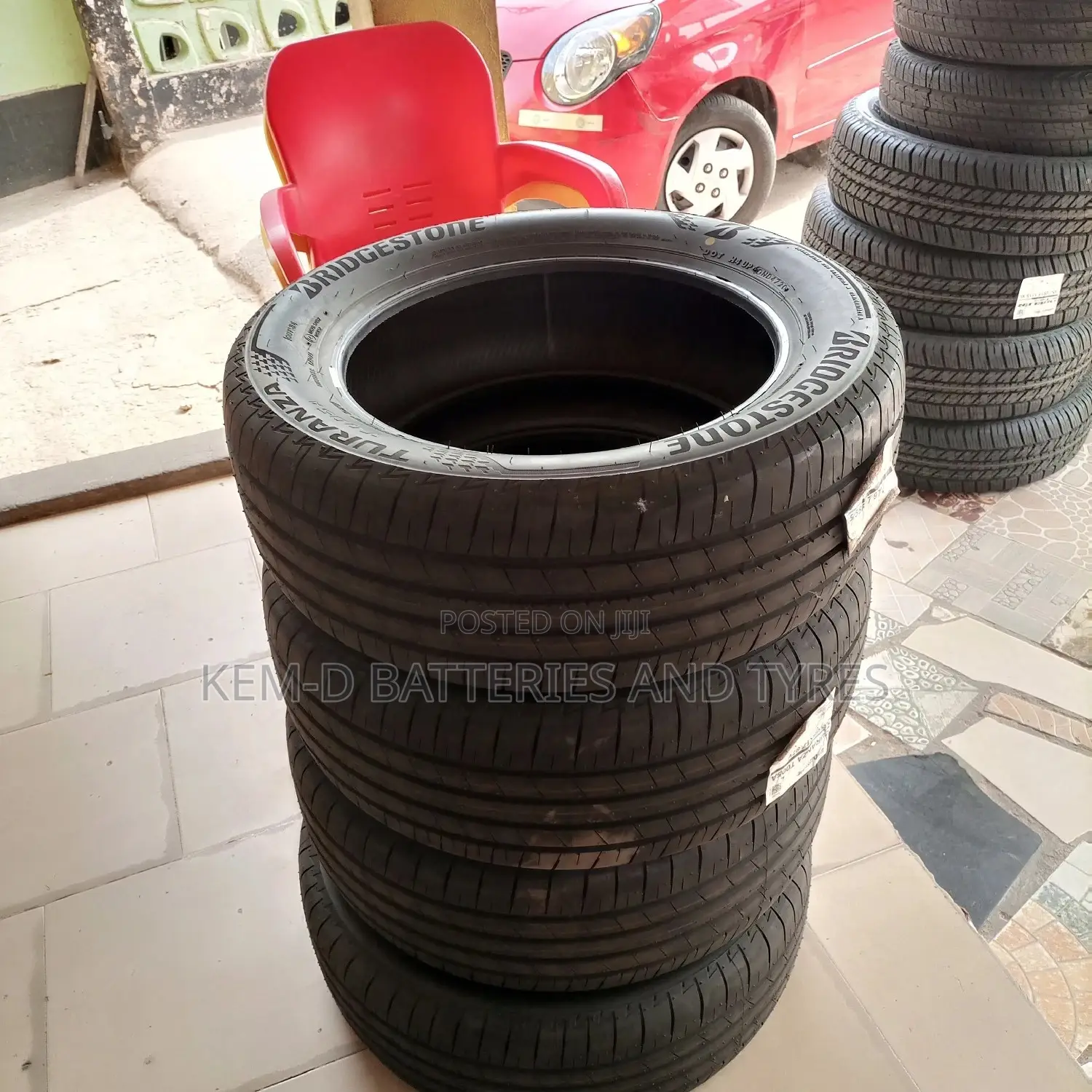 225/55r17 Bridgestone Tires Tyres + Delivery