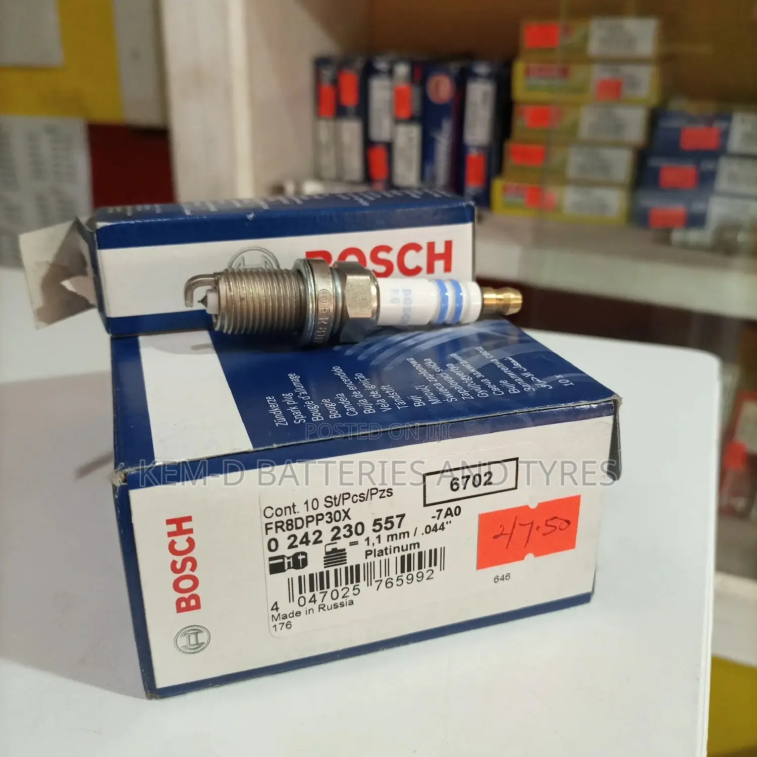 Bosch 6702 FR8DPP30X Platinum Spark Plug