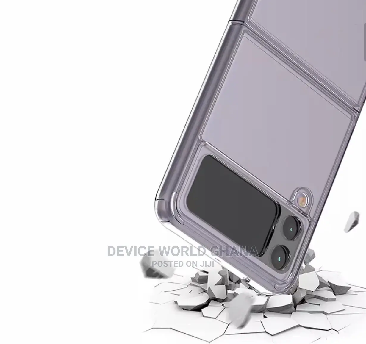 Clear Transparent Case for Samsung Z Flip 3