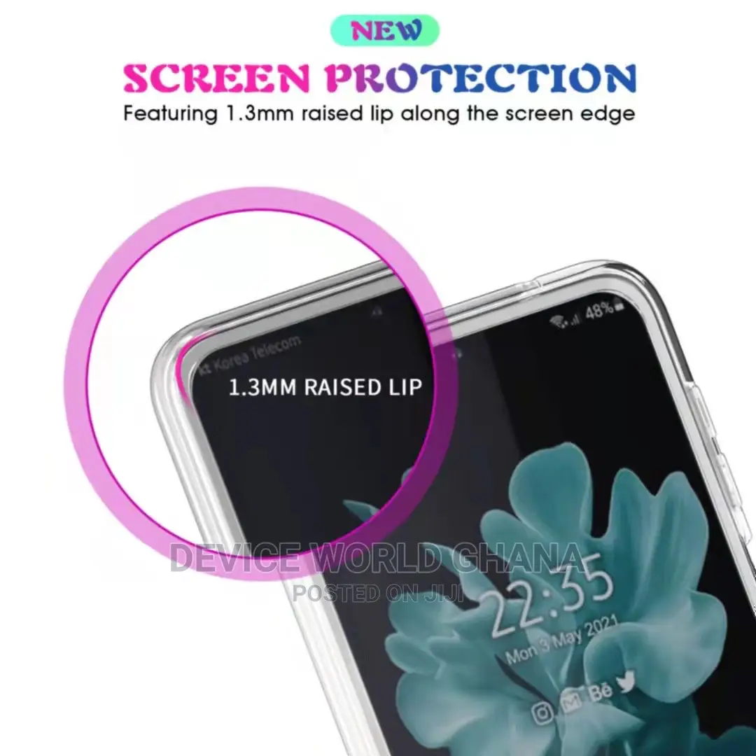 Clear Transparent Case for Samsung Z Flip 3