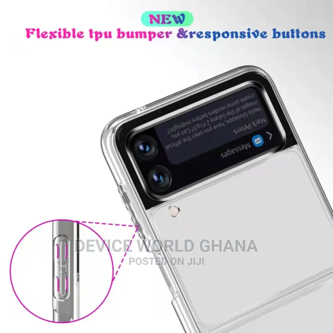 Clear Transparent Case for Samsung Z Flip 3