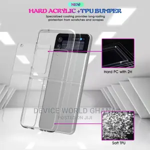 Clear Transparent Case for Samsung Z Flip 3