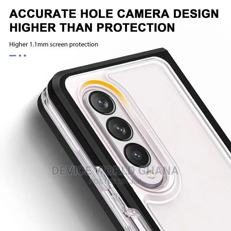Blueo Trans. Hybrid Shockproof Case 4 Samsung Fold 3 Zflip3