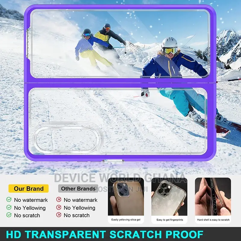 Blueo Trans. Hybrid Shockproof Case 4 Samsung Fold 3 Zflip3