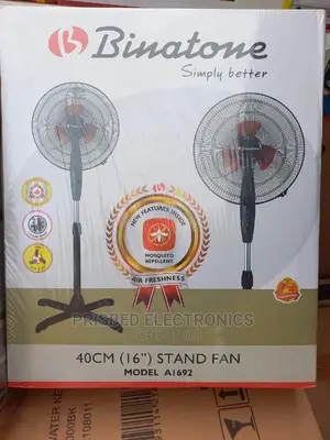 Binatone Durable Standing Fan 16"