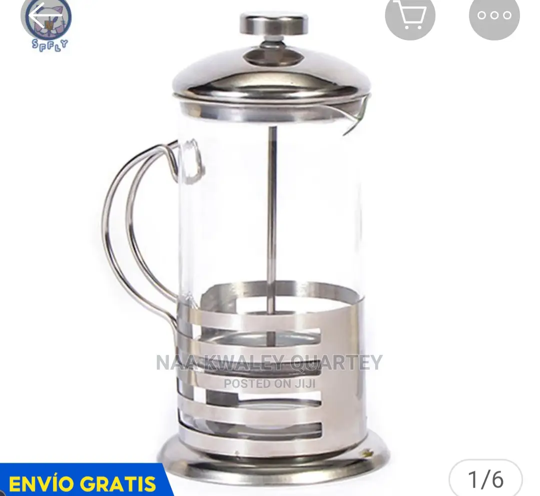 Glass Teapot for Espresso Coffee or Tea Infuser