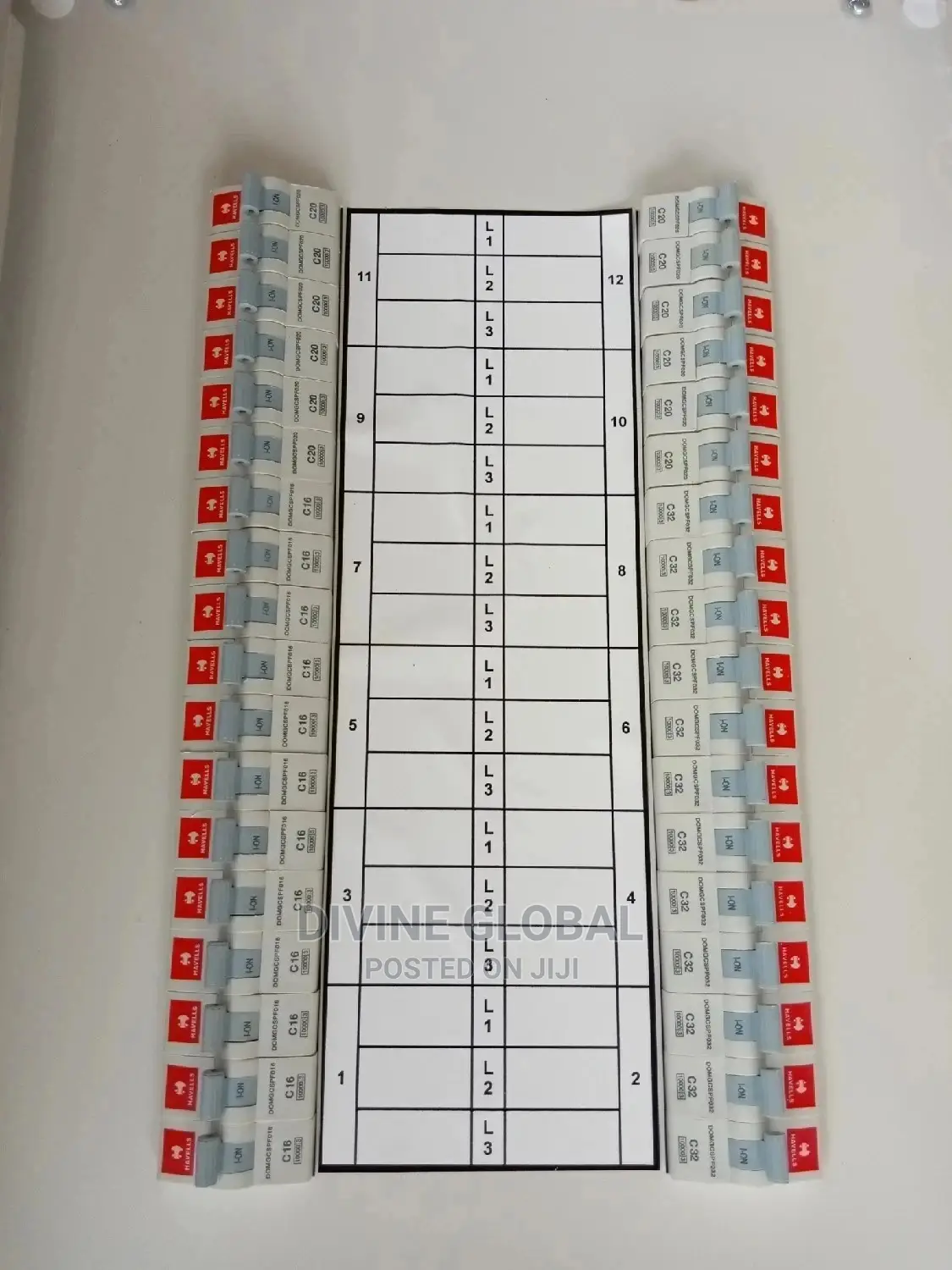 12 Way 3 Phase Main Switch Distribution Board (HAVELLS)