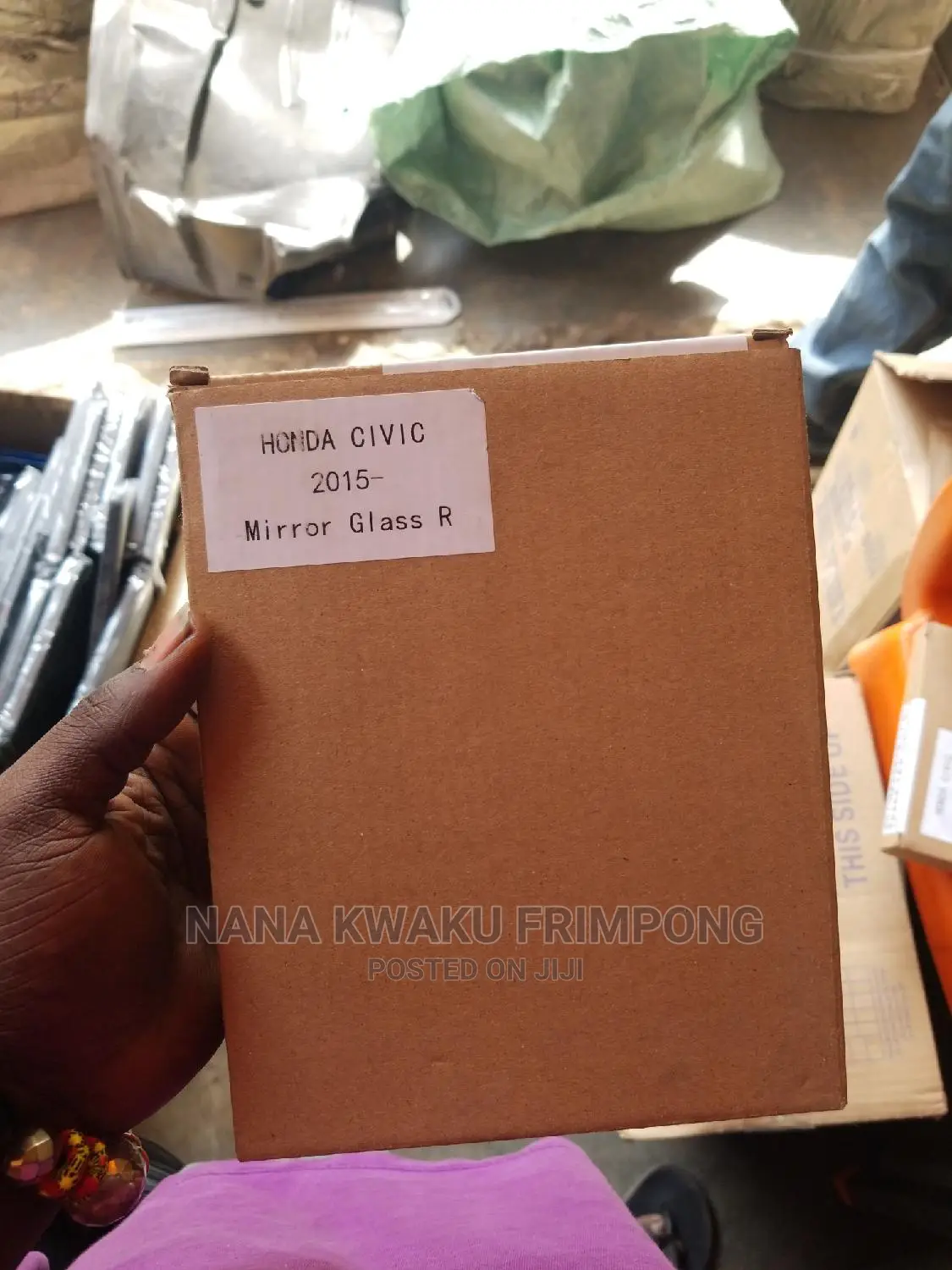 Honda Civic 15,16,17 Mirror Plate Available