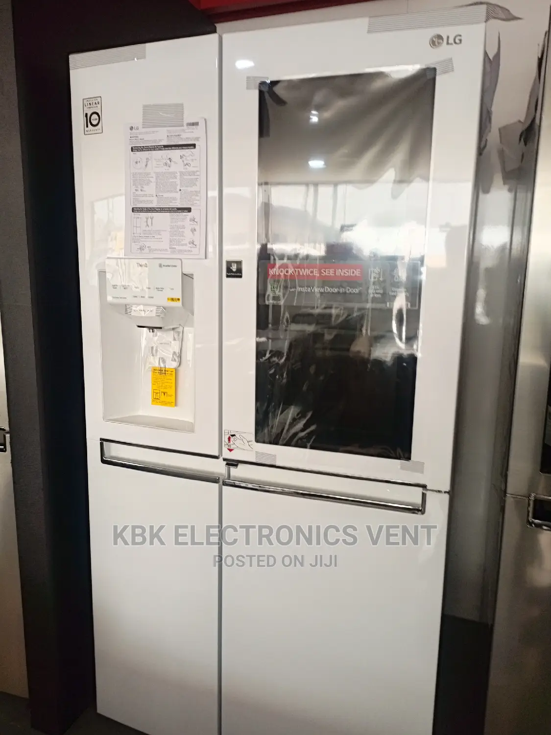 Lg Instaview 600ltr Knock Twice Side Refrigerator
