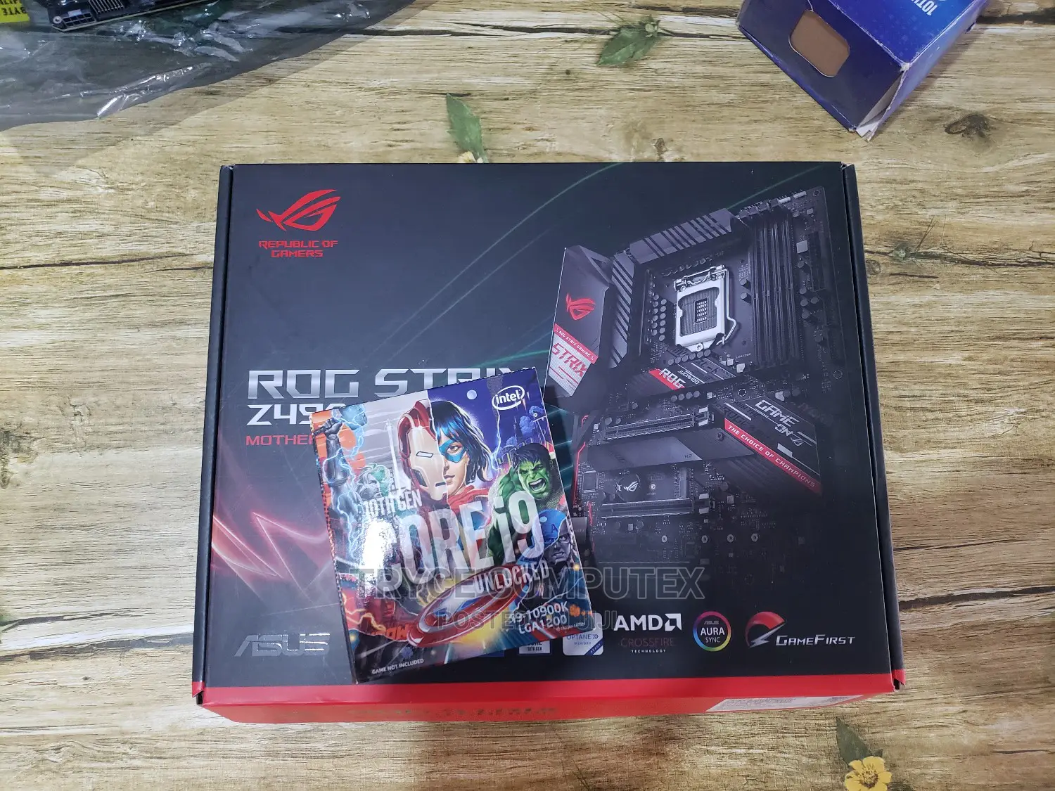 Intel Core I9 Asus Strix Z490 Motherboa