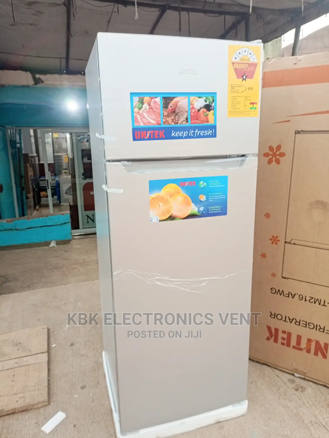 Unitek 210ltr Double Door Refrigerator