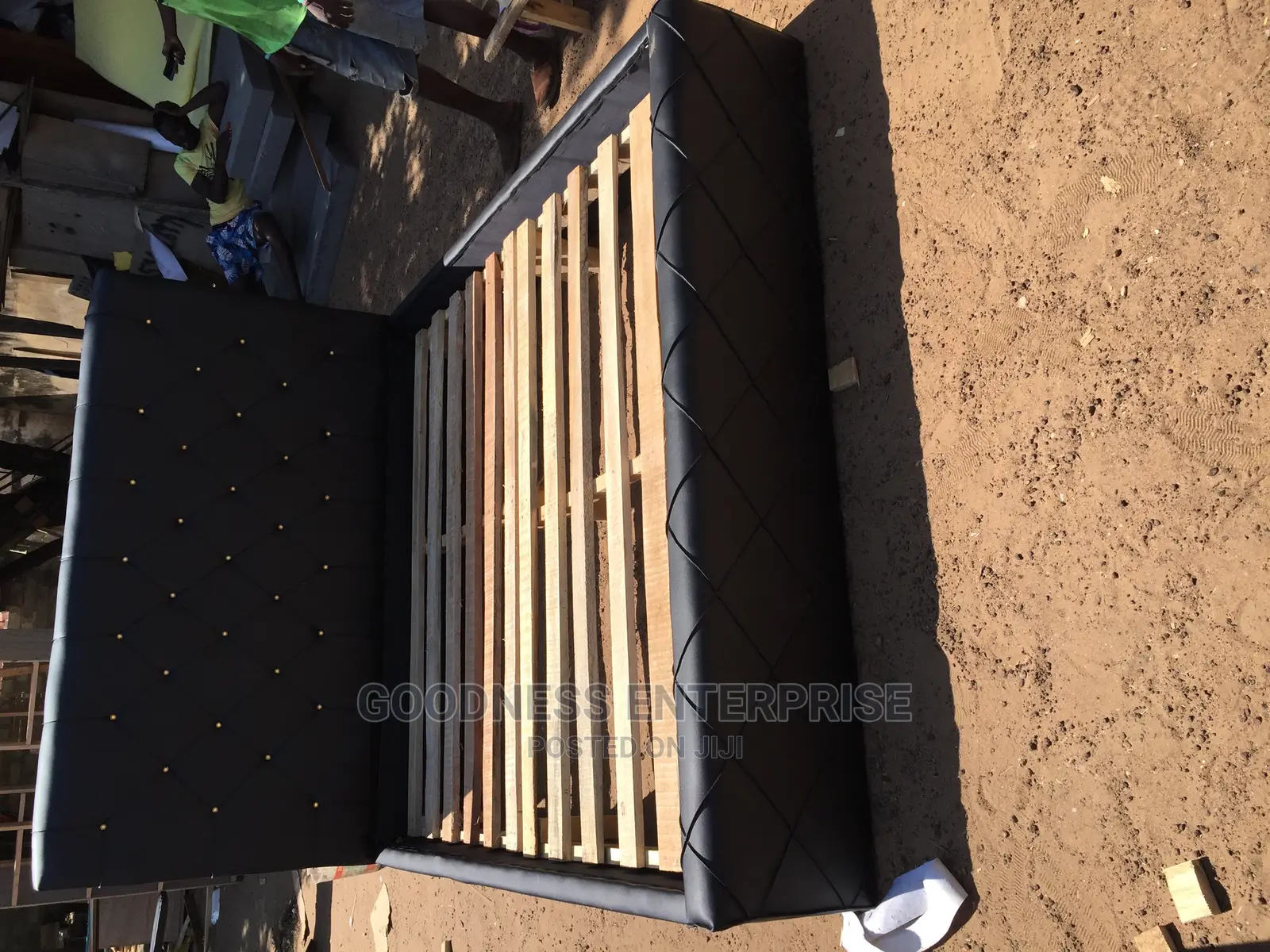 Queen Size Leather Bed Frame