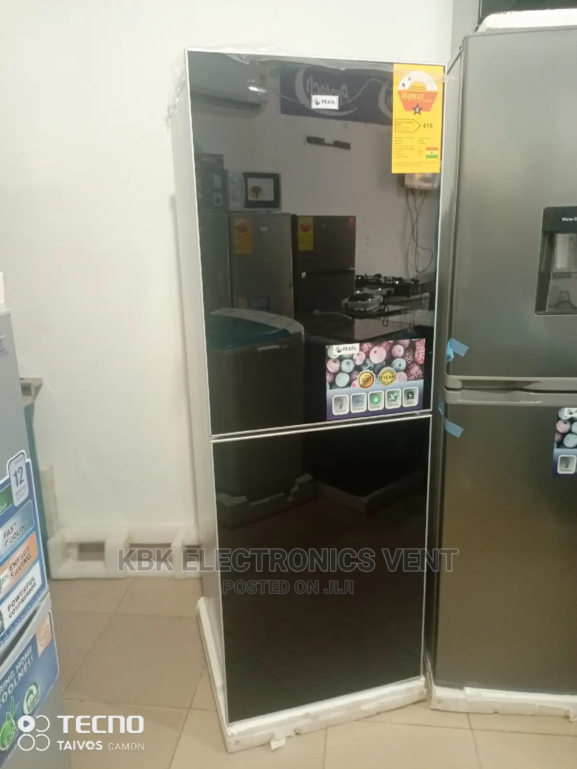 Pearl 250ltr Premium Mirror Double Door Refrigerator