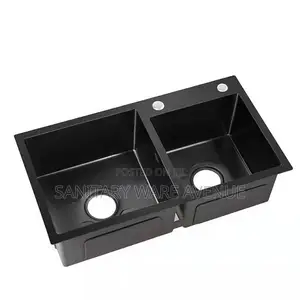 Matte Black Sink - Cabinet Sink - Armless Bowl