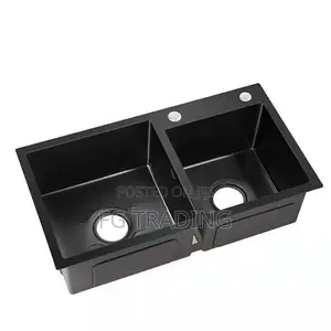 Matte Black Sink - Cabinet Sink - Armless Bowl