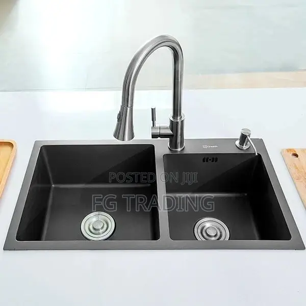 Matte Black Sink - Cabinet Sink - Armless Bowl