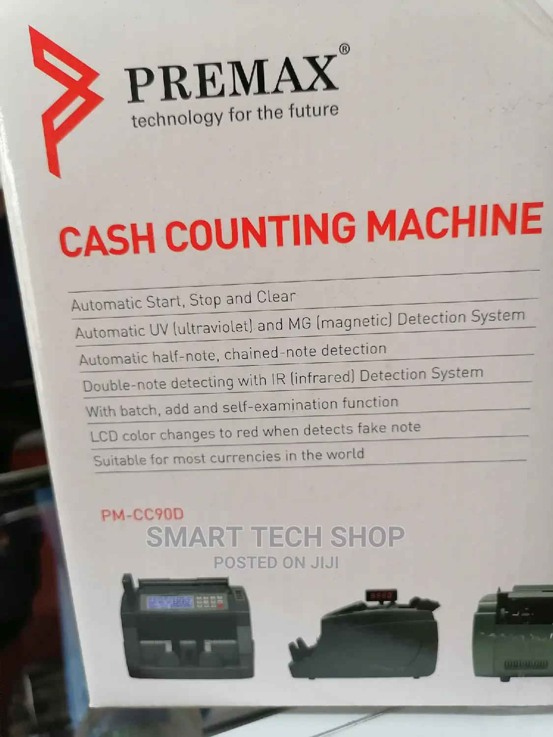 Premax Money Counting Machine With Counterfeit Detection