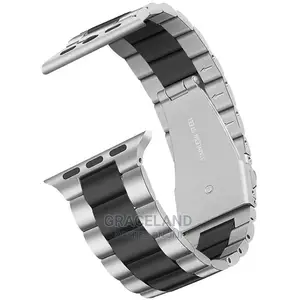 Glass+Case+ Stainless Strap for Apple Watch Band 42mm 44mm
