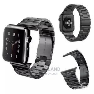 Glass+Case+ Stainless Strap for Apple Watch Band 42mm 44mm