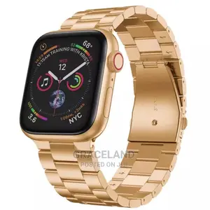 Glass+Case+ Stainless Strap for Apple Watch Band 42mm 44mm