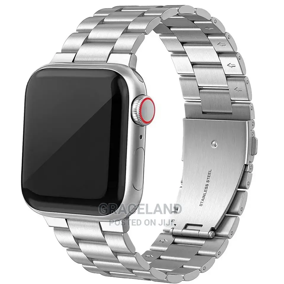 Glass+Case+ Stainless Strap for Apple Watch Band 42mm 44mm