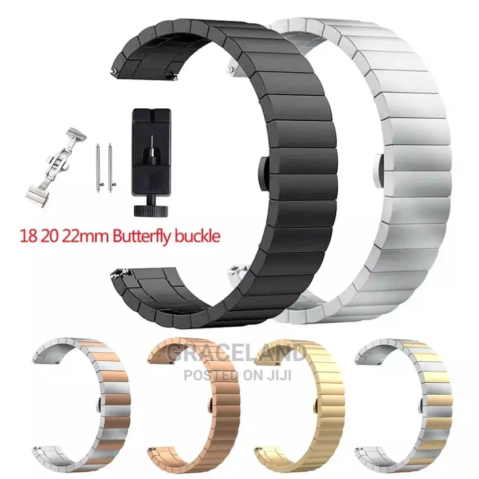 Glass+Case+ Stainless Strap for Apple Watch Band 42mm 44mm