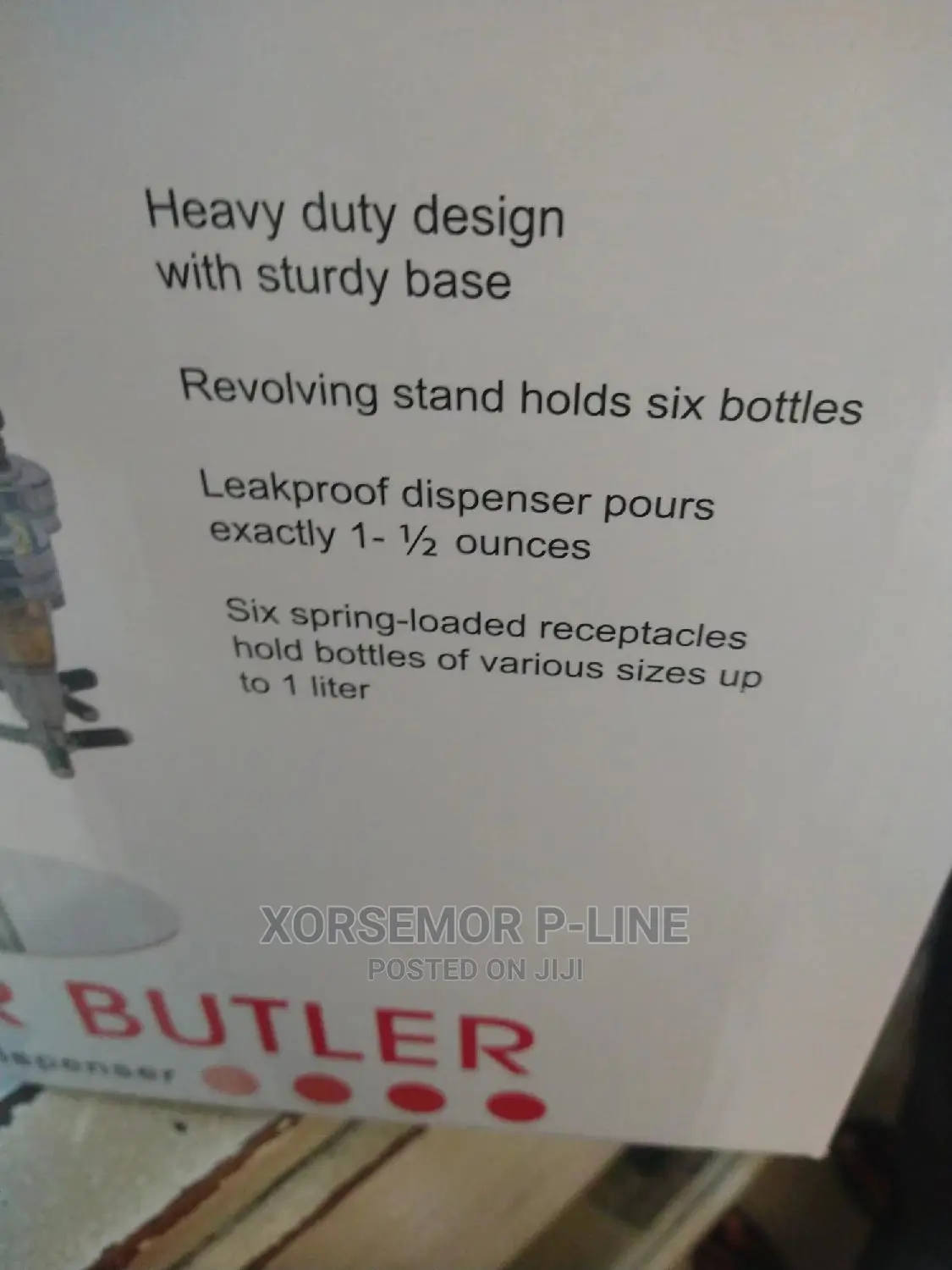6 Pieces Bar Butler