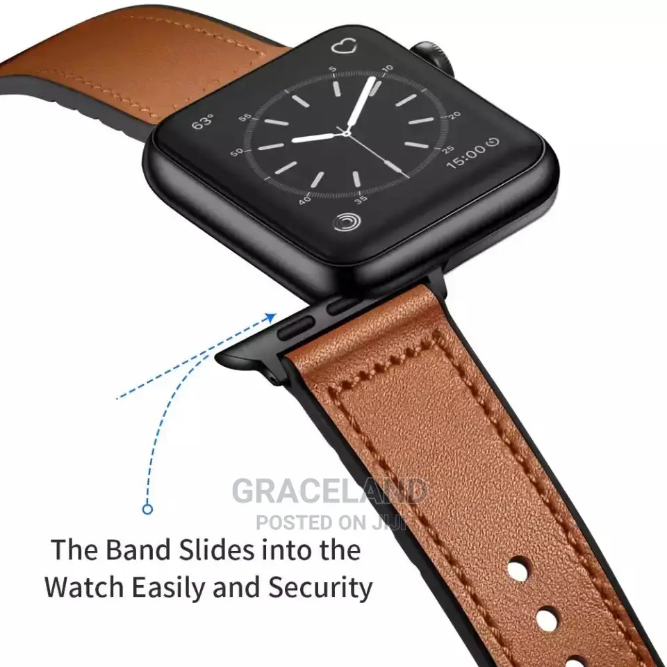 Leather Strap for Apple Watch Band 45mm/41mm 44mm 40mm