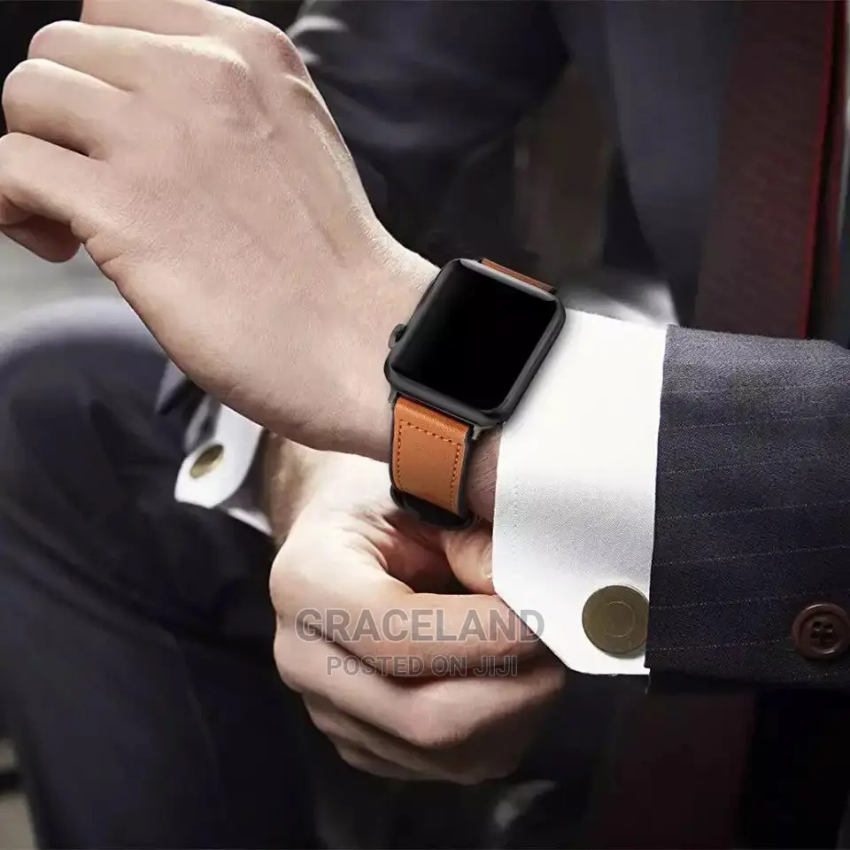 Leather Strap for Apple Watch Band 45mm/41mm 44mm 40mm