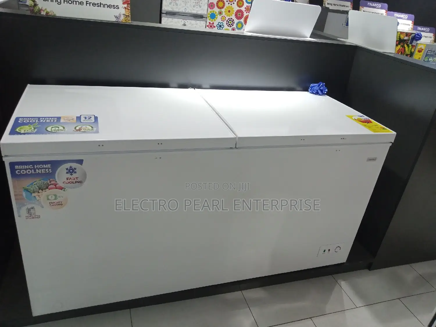 Nasco 500litters Double Door Freezer.