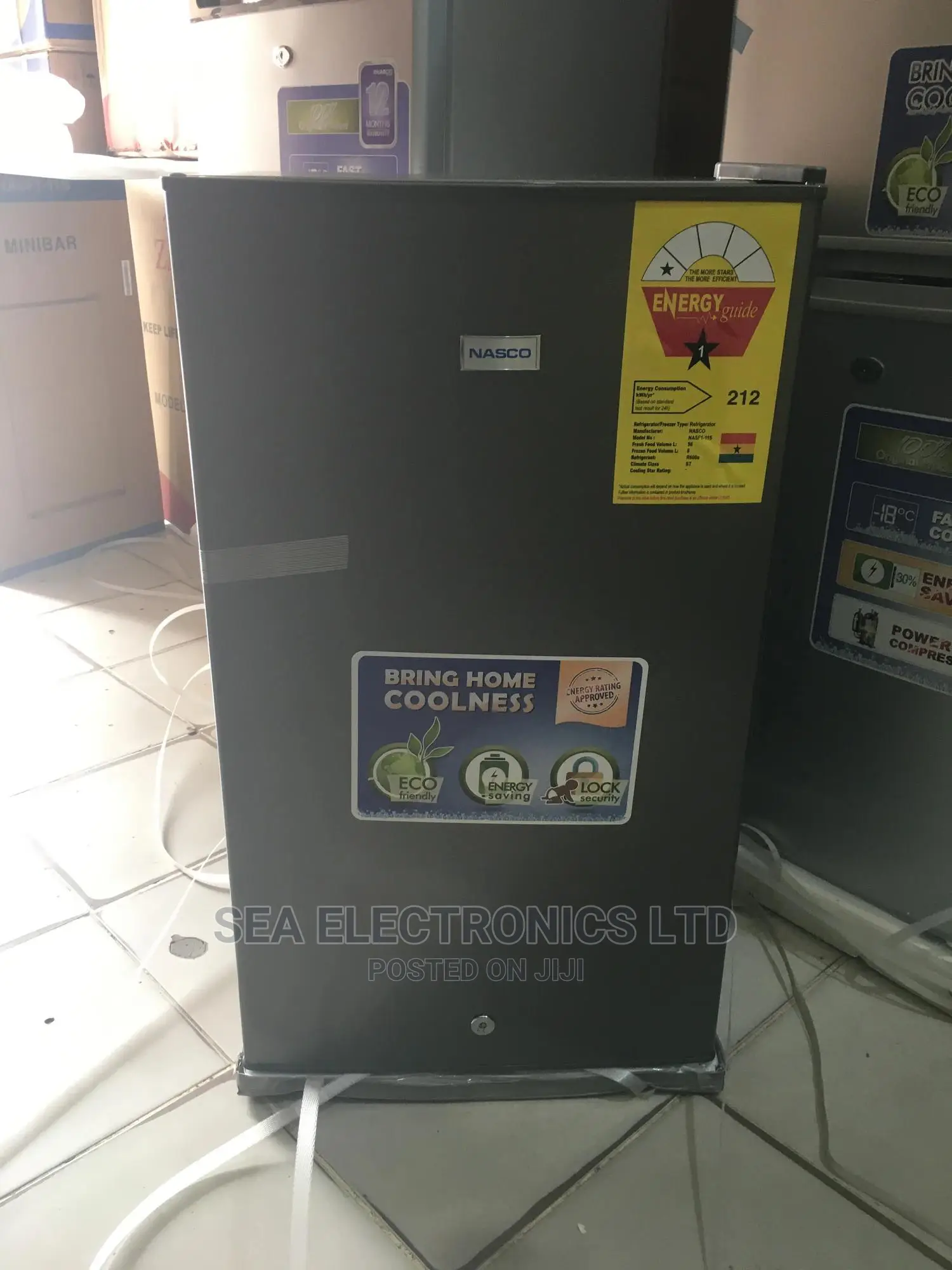 Nasco Nasf1-11s Single Door Table Top Refrigerator - 84 Lite