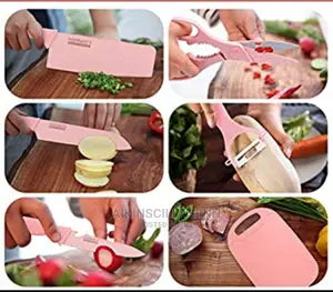 Knife Set With Chopping Board