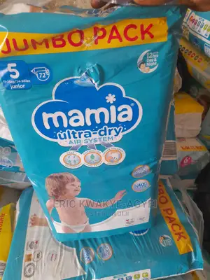 Mamia Diapers Size 3 Midi Nappies Jumbo Bag 98 PACK