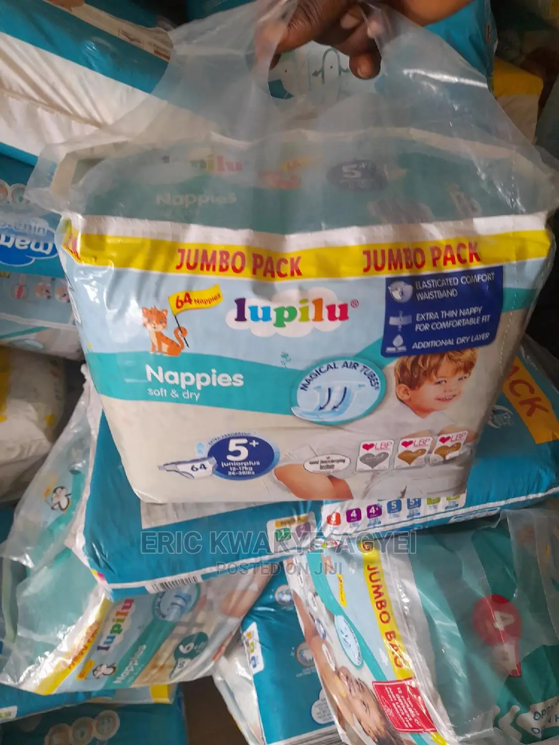 Lupilu Size 3 Midi Nappies Jumbo Bag 98 PACK