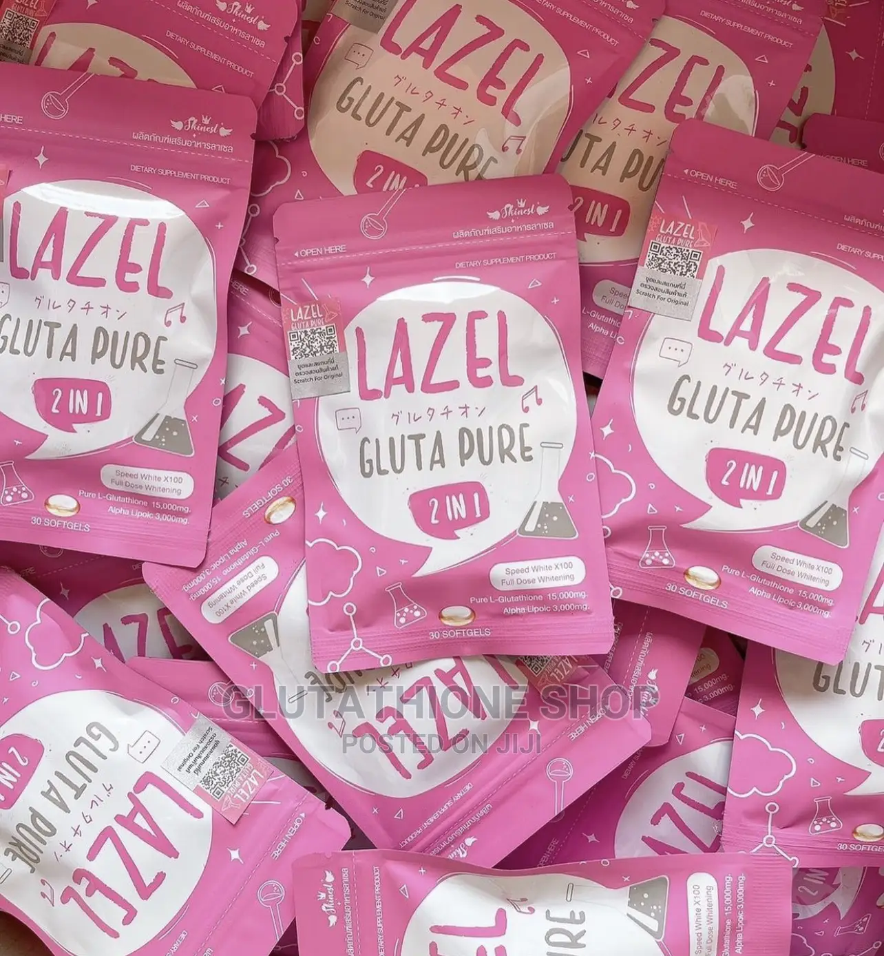 Lazel Gluta Pure Skin Glowing Supplement