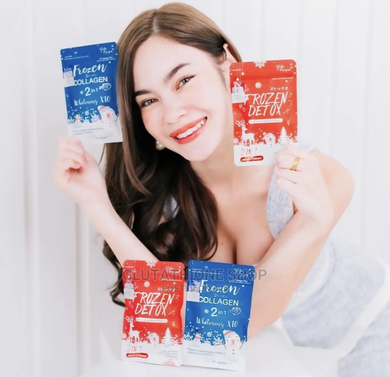 Frozen Plus Collagen Whitening Set Supplement