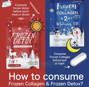 Frozen Plus Collagen Whitening Set Supplement