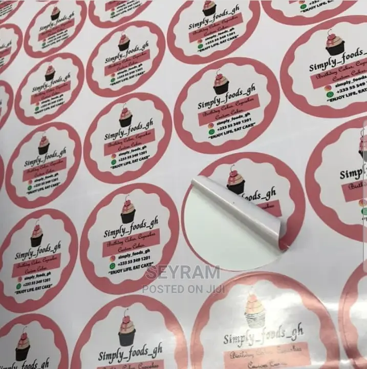 Print Cut Labels , Stickers