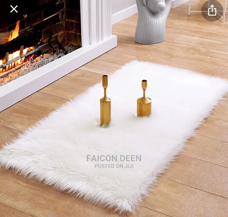 Fluffy Center Fur Carpet(Ultrasoft Mat) All Colors Available
