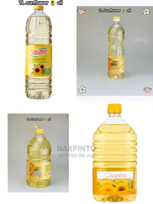 1 Liter 100% Pure Sunflower Oil