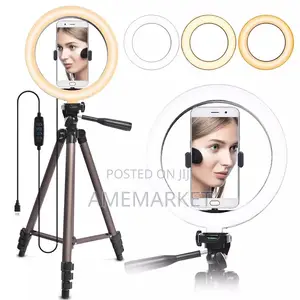 Ring Light + 102cm Tripod Stand. Video Pic