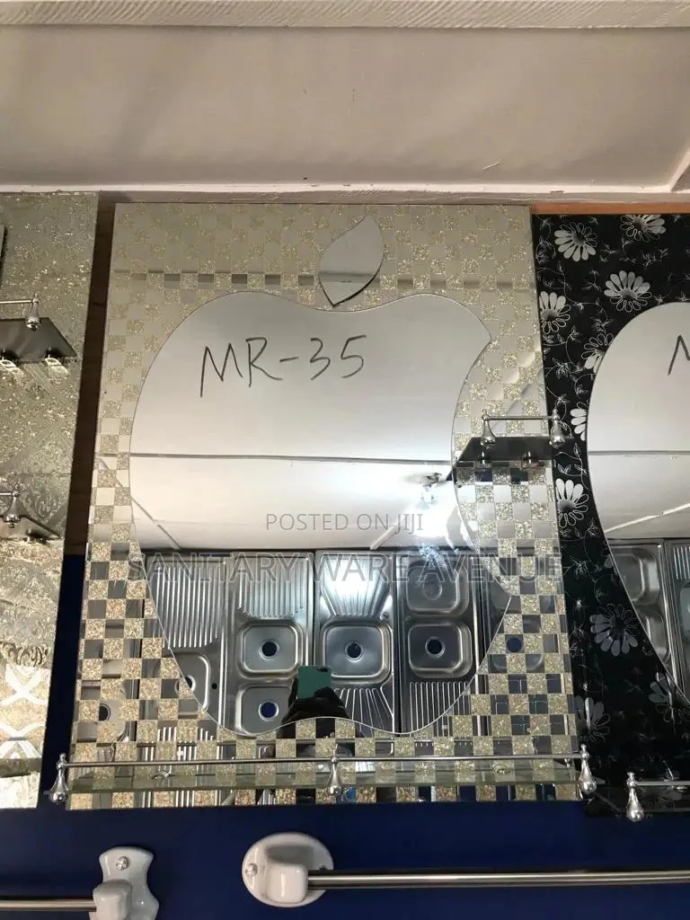 Bedroom Mirror - Dressing Mirror - Glass Tray