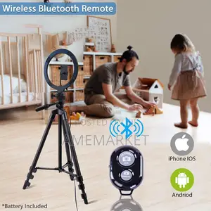 Ring Light + 102cm Tripod Stand. Video Pic