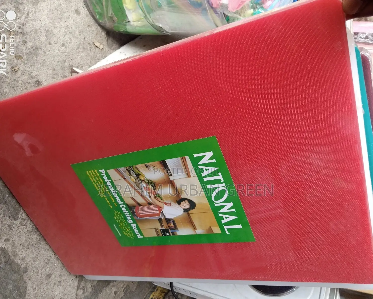 Cutting Board Red Color