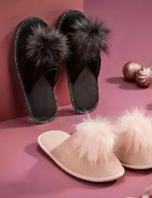 Indoor Fur Half Shoes