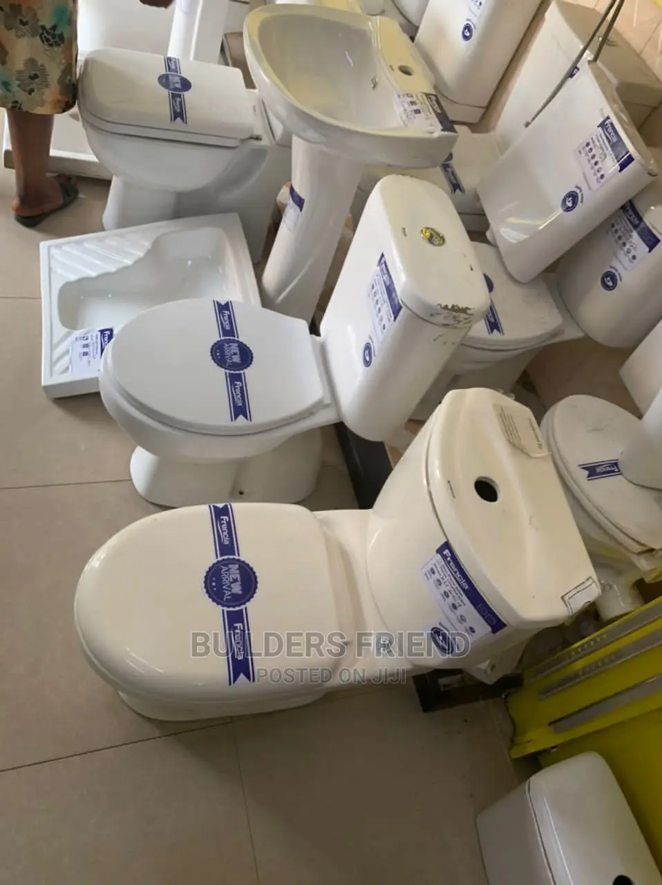 Frencia Close Couple Toilet Seat(STrap PTrap) in Odorkor Plumbing