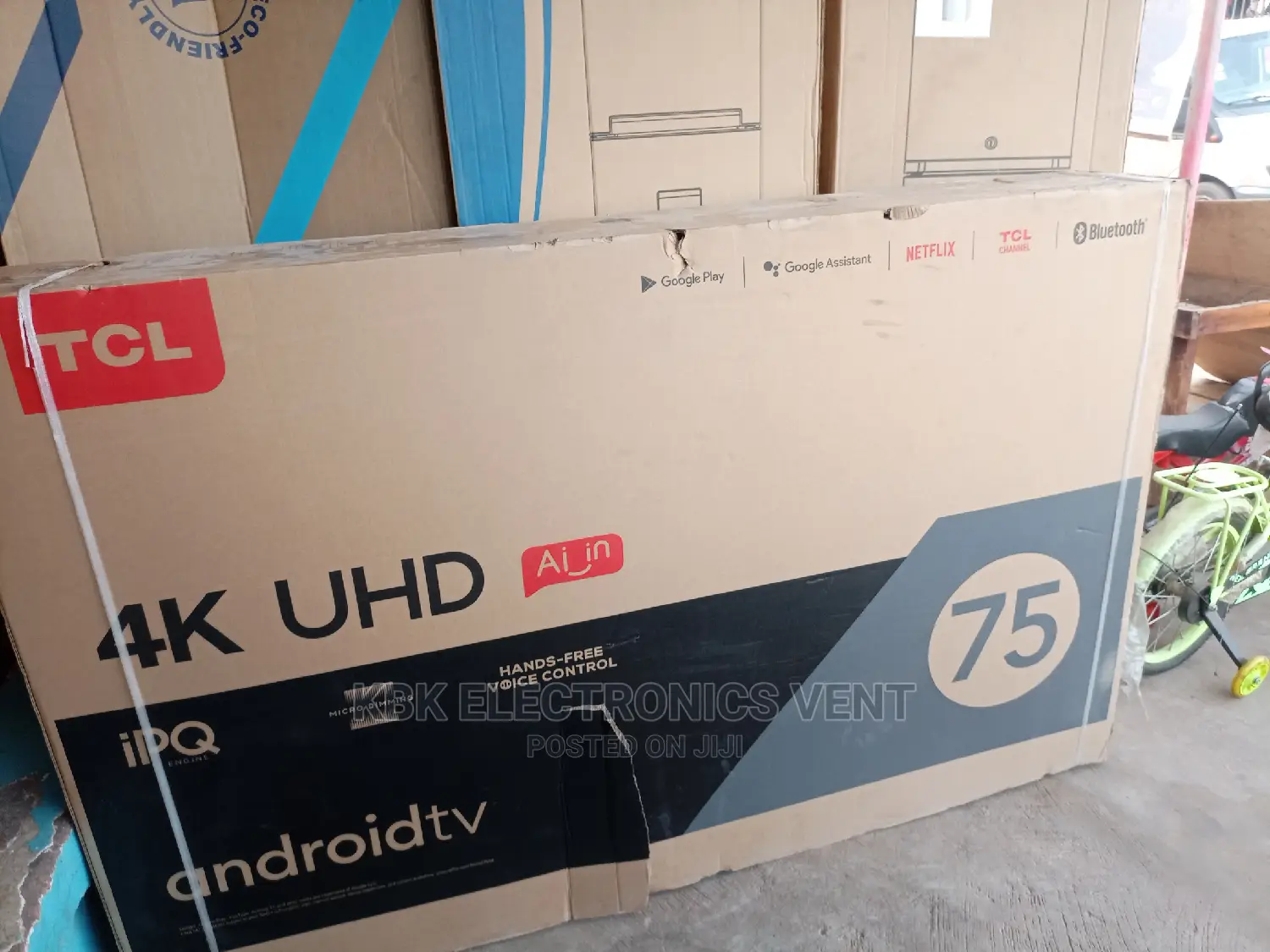 TCL 75" Uhd Android Smart Satellite Digital Tv