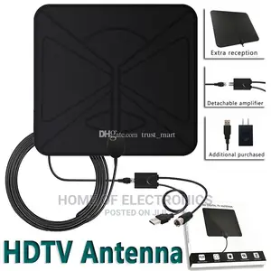 New Digital HDTV Antenna Ultra Thin TV Antenna 120 Mile